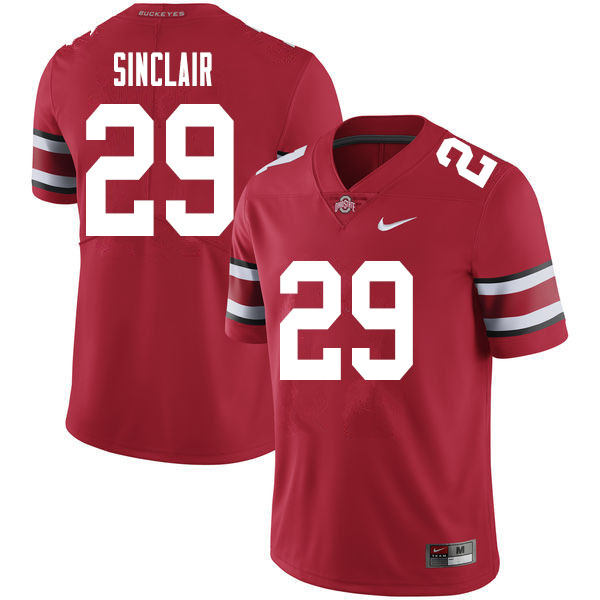 Ohio State Buckeyes #29 Darryl Sinclair College Football Jerseys Sale-Red